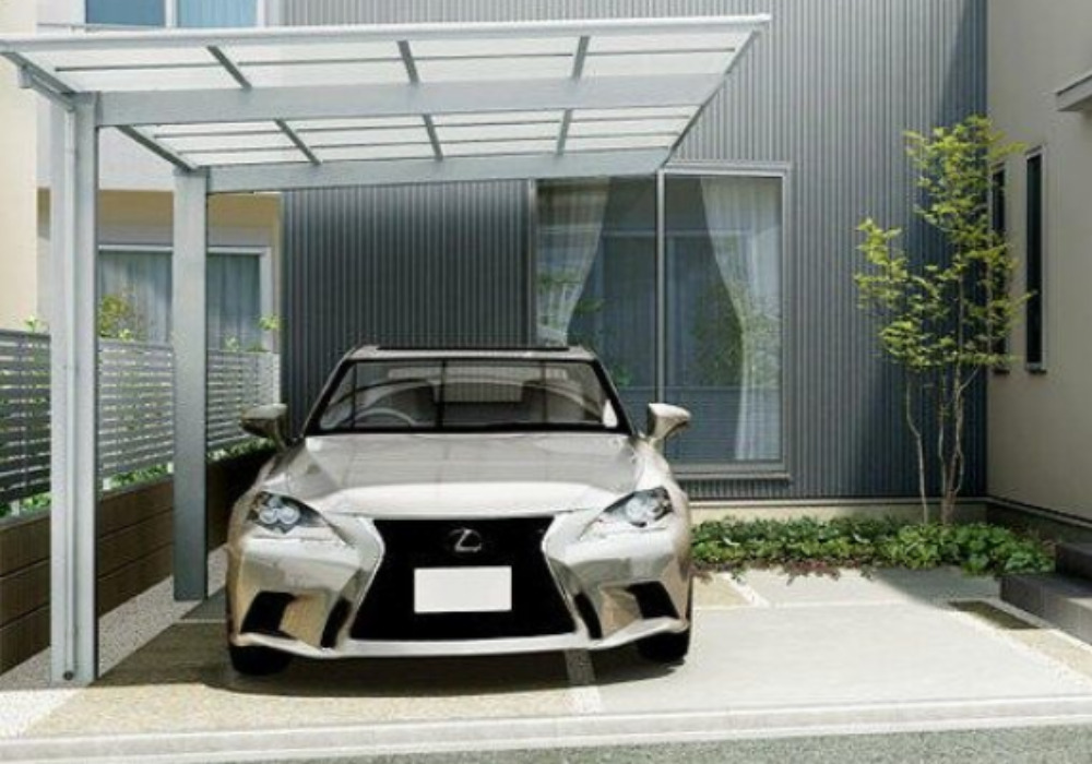 フーゴ【カーポート】1台用 27-57 ロング柱