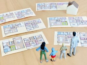 物件探しをするファミリーのイメージ画像