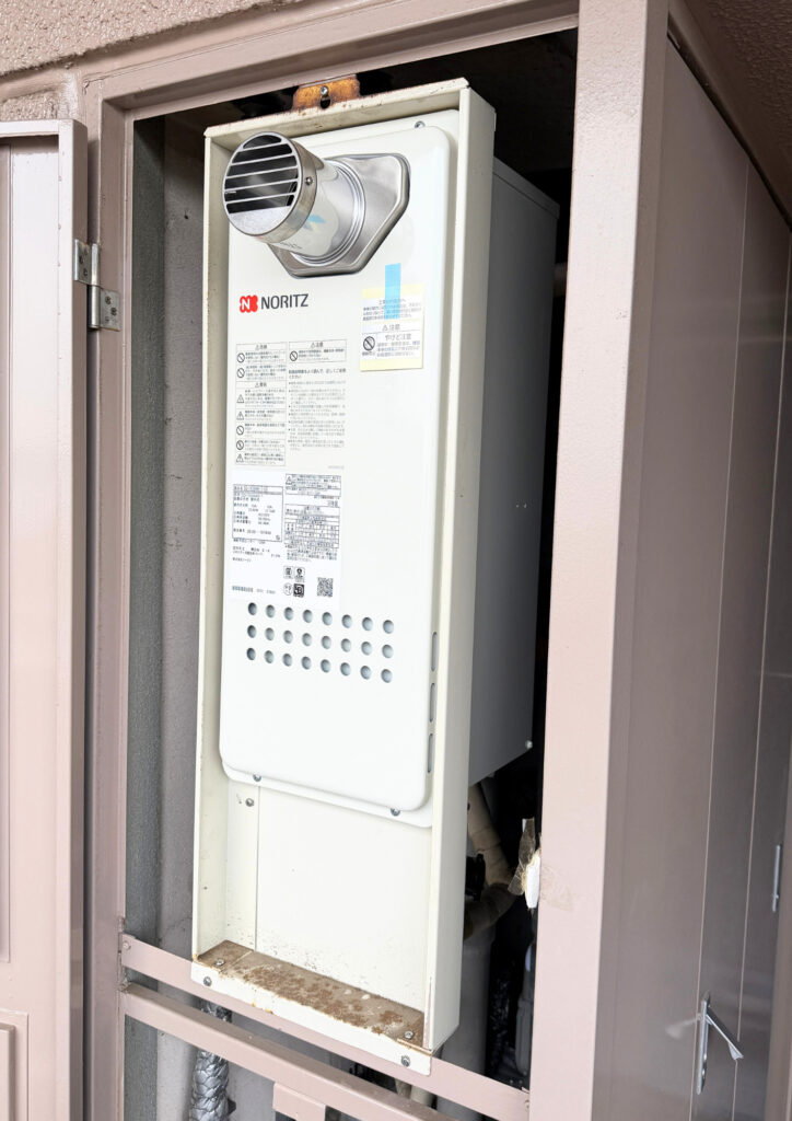 明石市リフォーム　給湯器取り換え　施工後