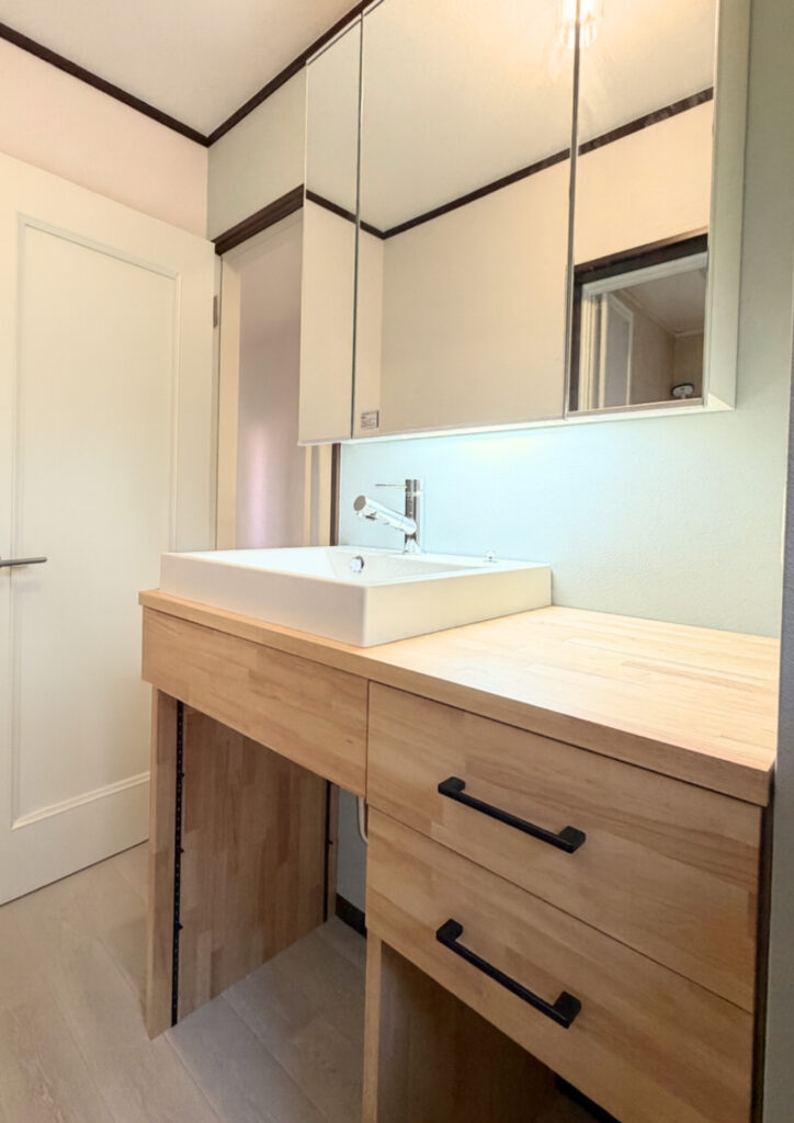 加古郡リフォーム　Y様邸　洗面台　施工後