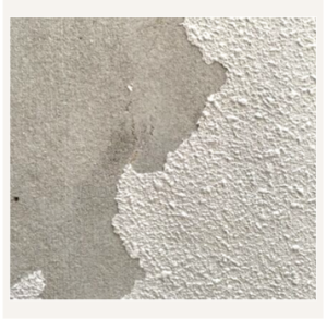 外壁の塗膜の剥がれ