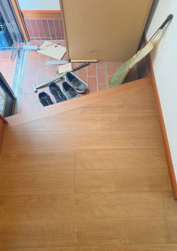 明石市リフォーム　T様邸　フローリング貼り替え　施工後