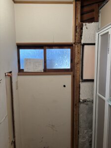明石市A様邸 約30cm分広がった洗面所のスペース