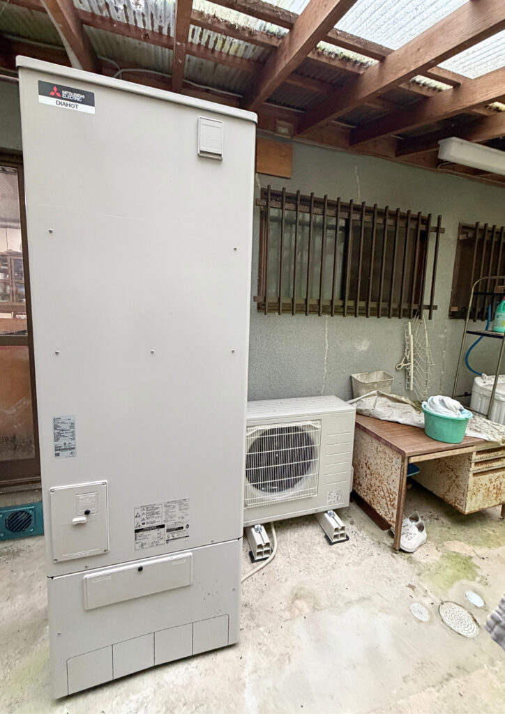 三田市　エコキュートの取り替えを行いました！　補助金も使えます