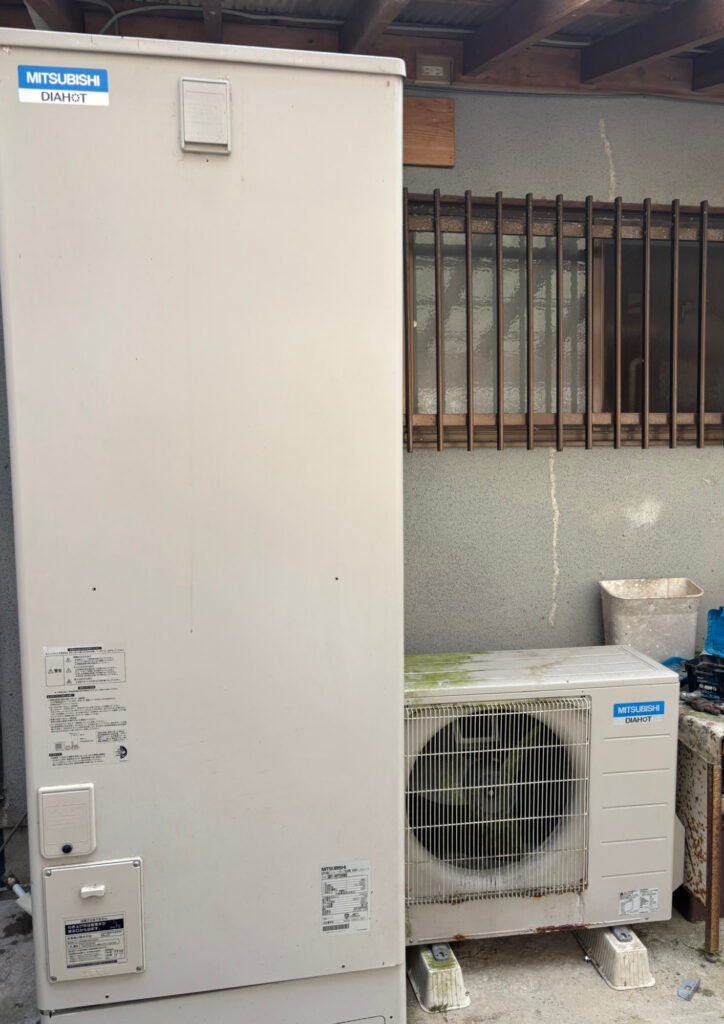 三田市　エコキュートの取り替えを行いました！　補助金も使えます
